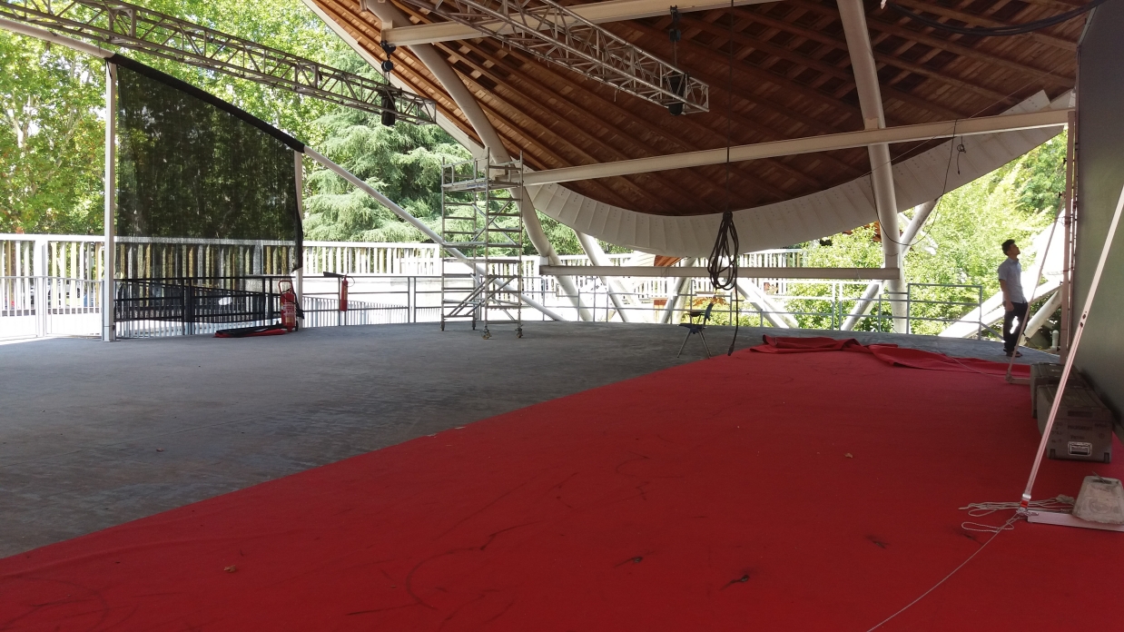 Fotos del auditorio Parsaíso donde se celebrará el acto