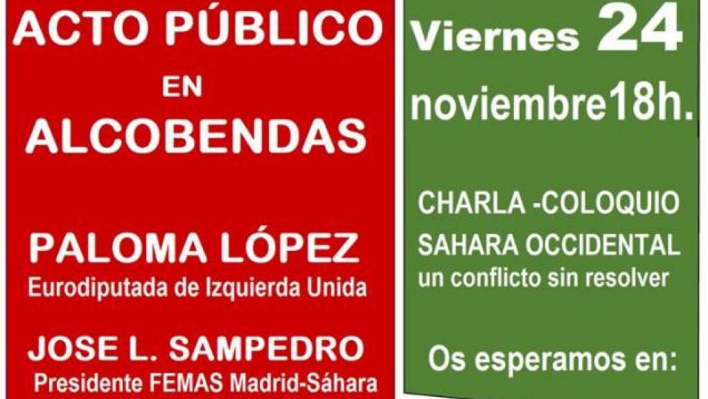Cartel del acto Cartel del acto