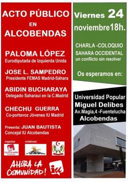 Cartel del acto
